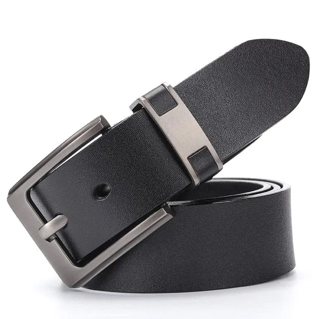 Luxury Cow Genuine Leather Alloy Buckle Belts