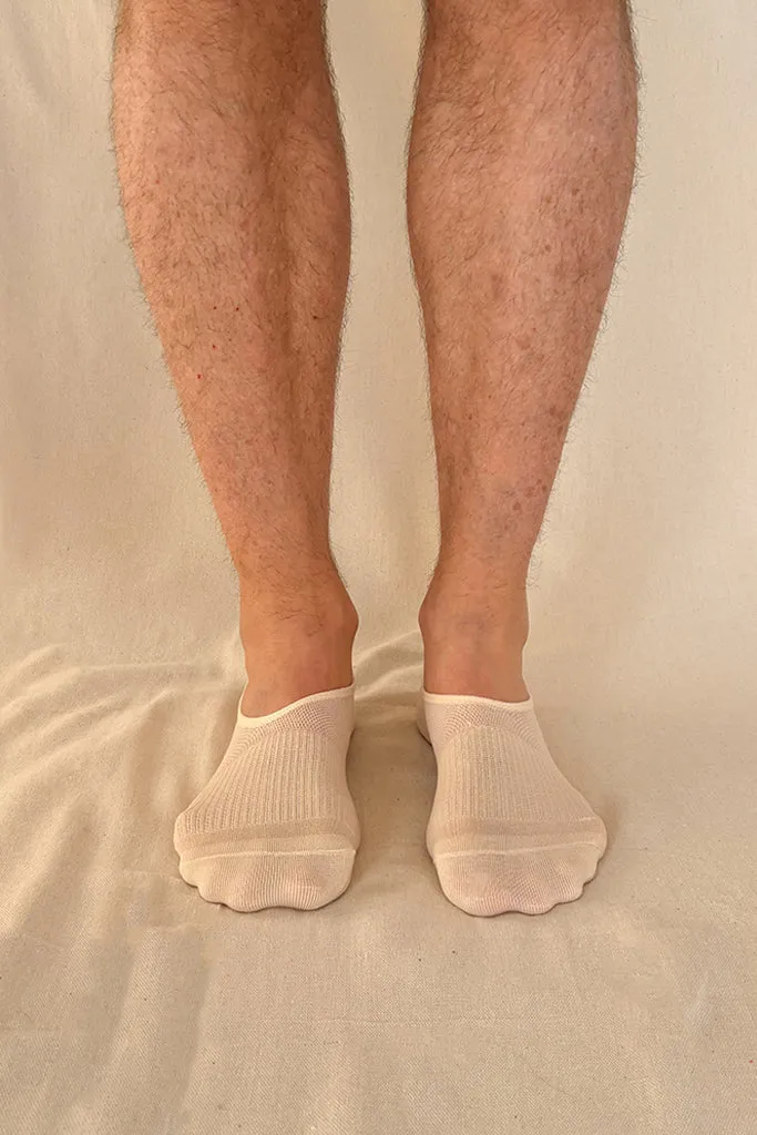 Men's Hidden Bamboo Socks 2 Pack - Nude