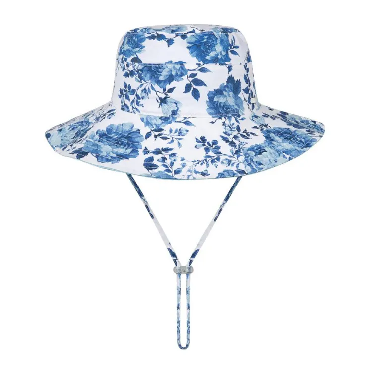 Millymook Girls Wide Brim Pearl - Blue