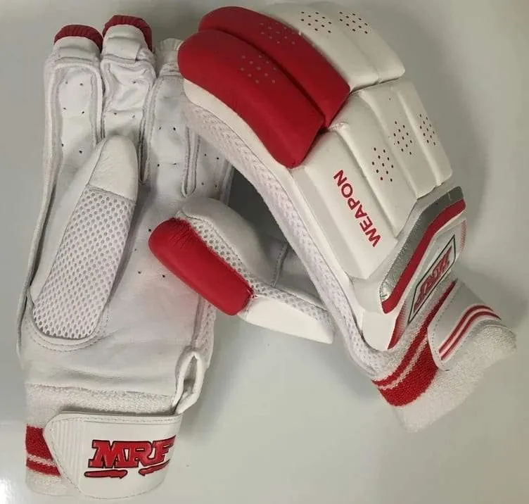 MRF Weapon Sheep Leather Cricket Batting RH Gloves