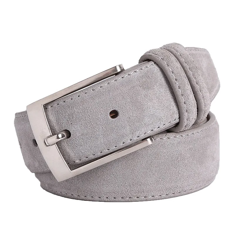 New Fashion Genuine Leather Suede Men's Belts