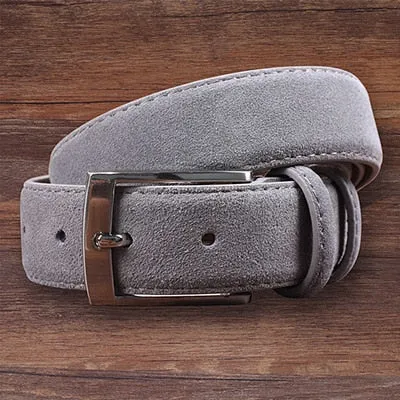 New Fashion Genuine Leather Suede Men's Belts