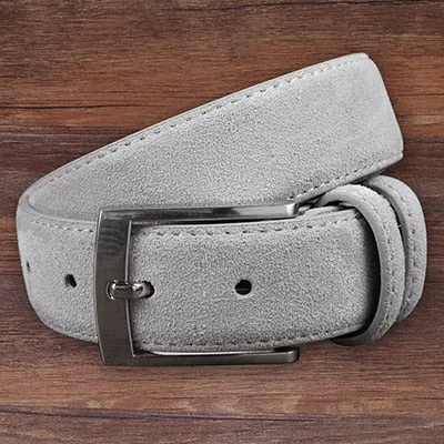 New Fashion Genuine Leather Suede Men's Belts