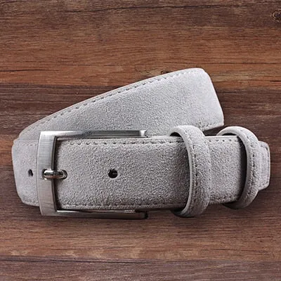 New Fashion Genuine Leather Suede Men's Belts