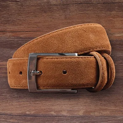 New Fashion Genuine Leather Suede Men's Belts