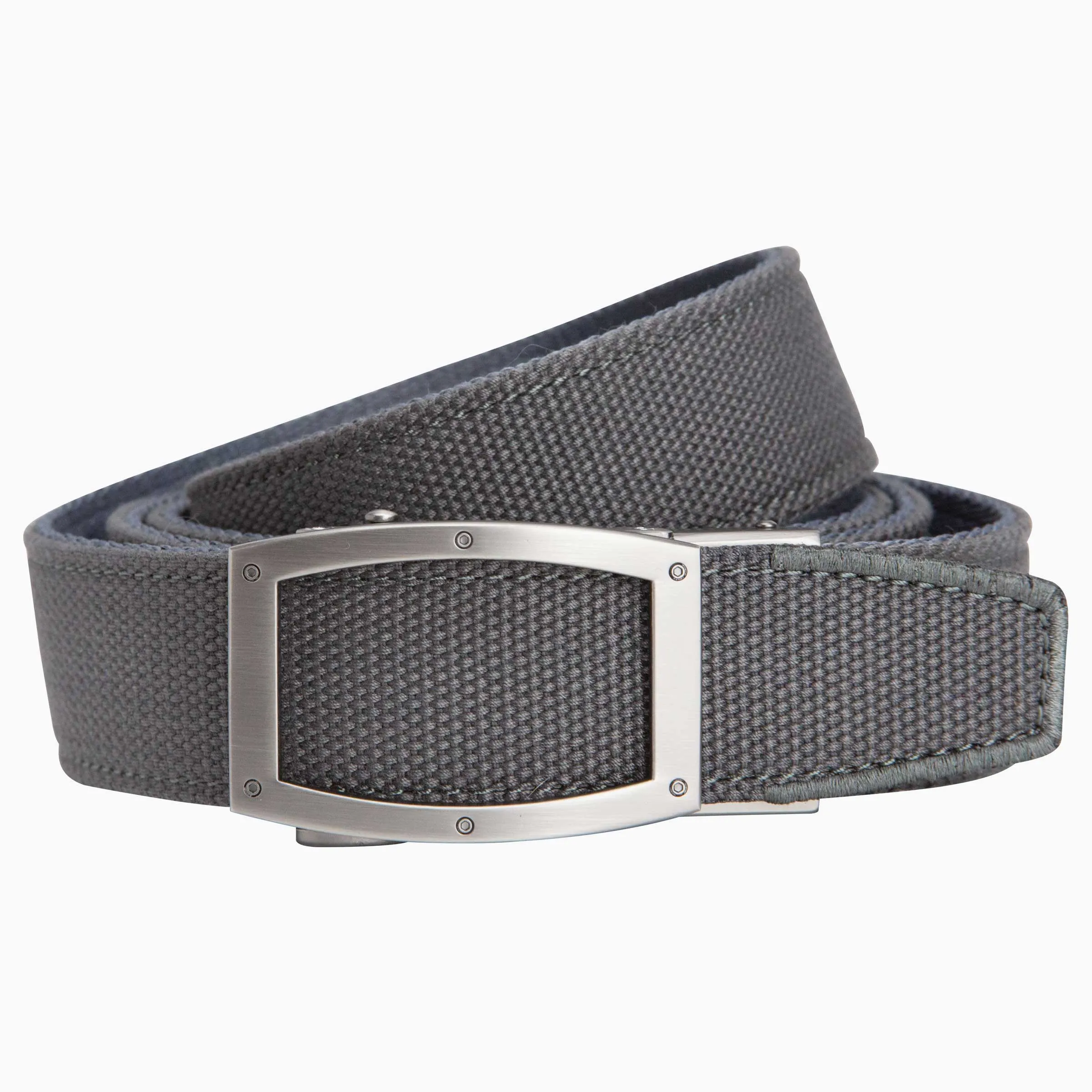 Newport Grey Golf Ratchet Belt 1.38" [35mm]