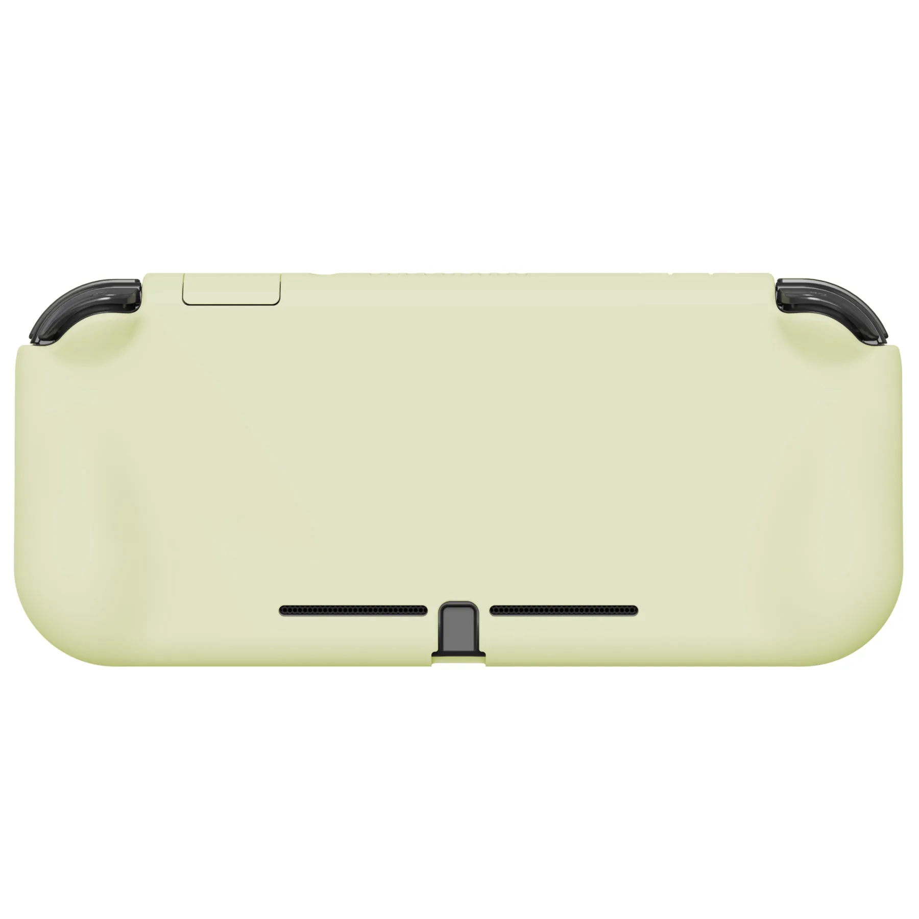 PlayVital ZealProtect Protective Case for Nintendo Switch Lite, Hard Shell Ergonomic Grip Cover for Nintendo Switch Lite with Screen Protector & Thumb Grip Caps & Button Caps - Antique Yellow - PSLYP3006