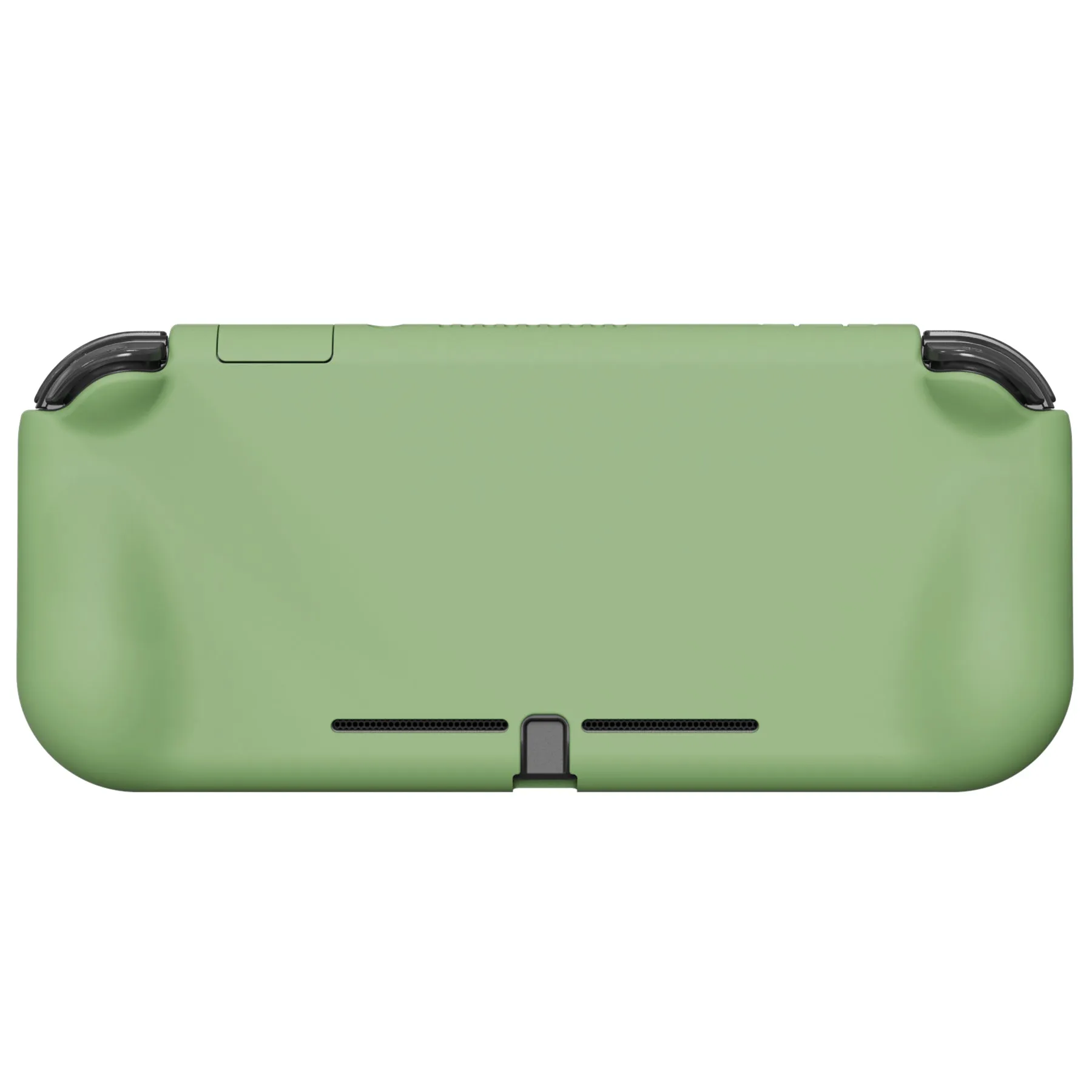 PlayVital ZealProtect Protective Case for Nintendo Switch Lite, Hard Shell Ergonomic Grip Cover for Nintendo Switch Lite with Screen Protector & Thumb Grip Caps & Button Caps - Matcha Green - PSLYP3003