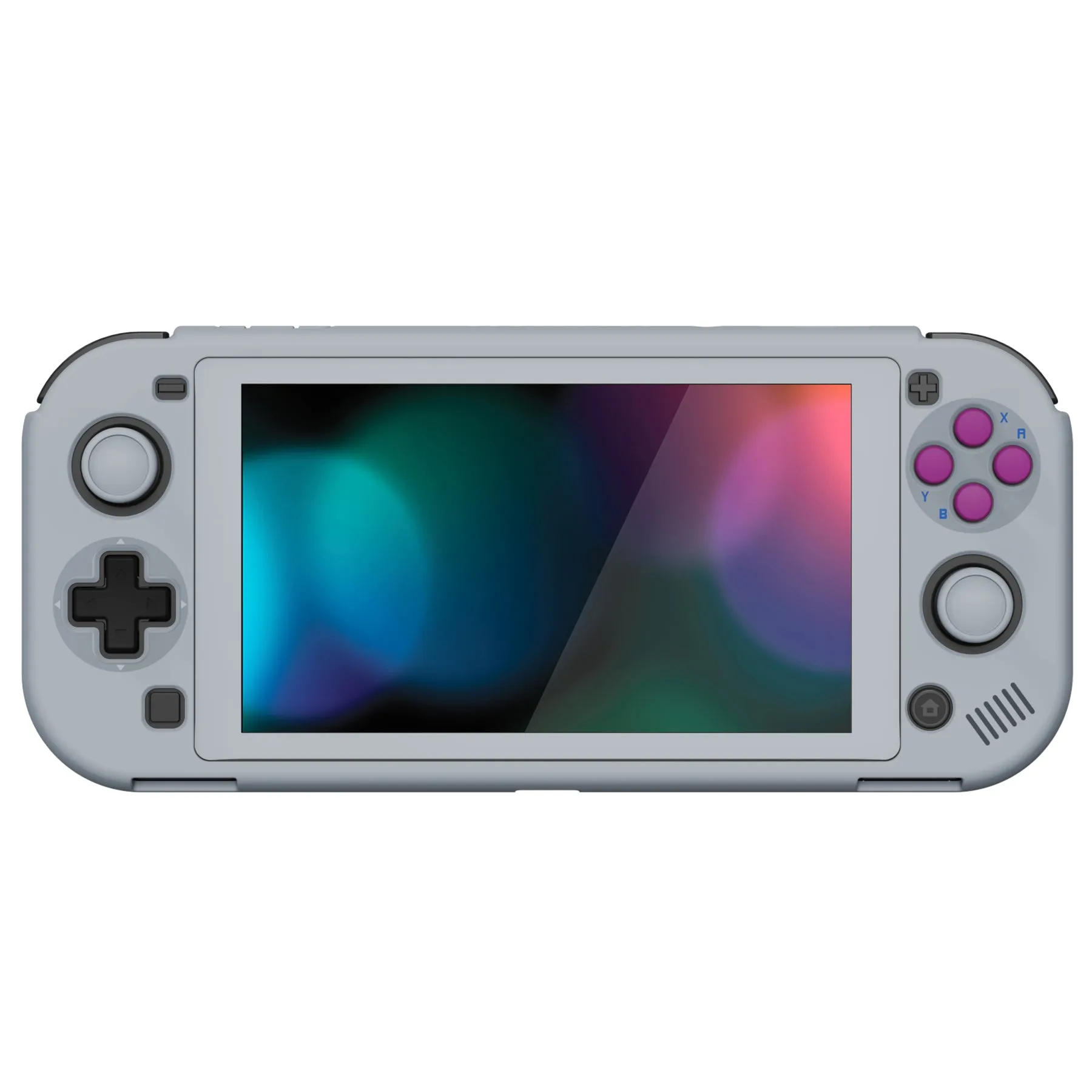 PlayVital ZealProtect Protective Case for Nintendo Switch Lite, Hard Shell Ergonomic Grip Cover for Switch Lite with Screen Protector & Thumb Grip Caps & Button Caps - Classic 1989 GB DMG-01 - PSLYY7005