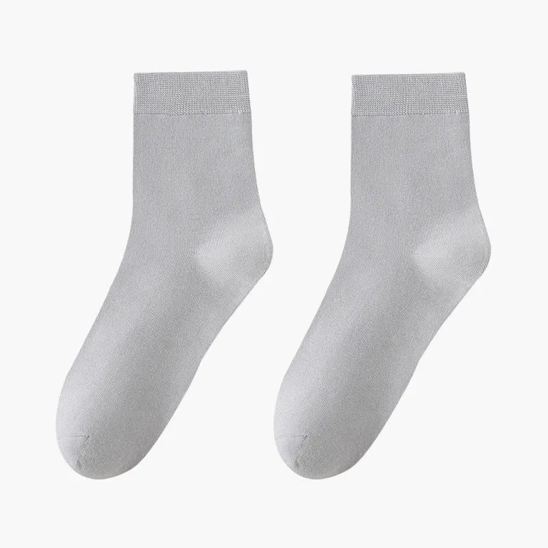 Plus Size Skin Friendly Breathable Quarter Socks(8 Pairs)