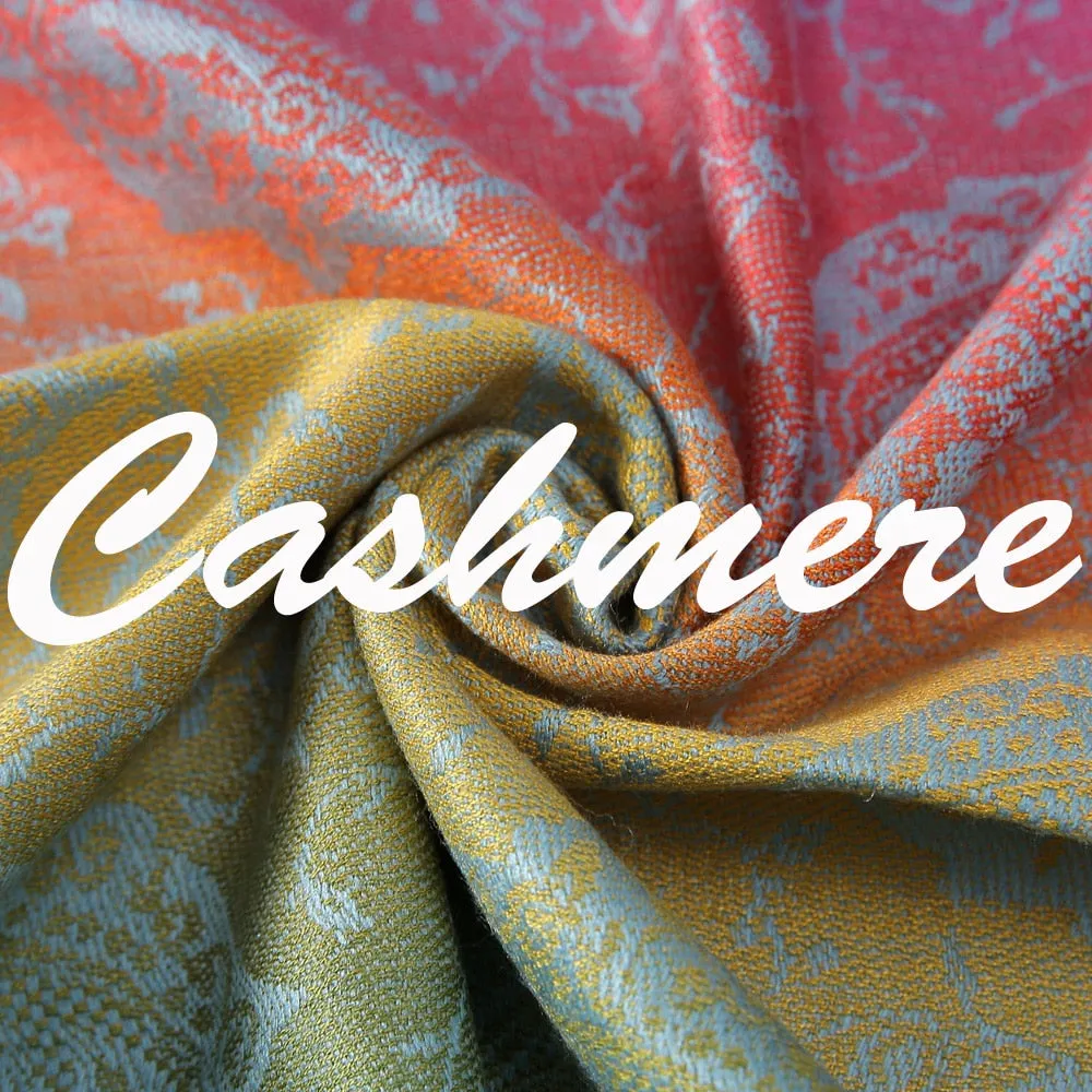 Rainbow Paisley Pashmina Scarf