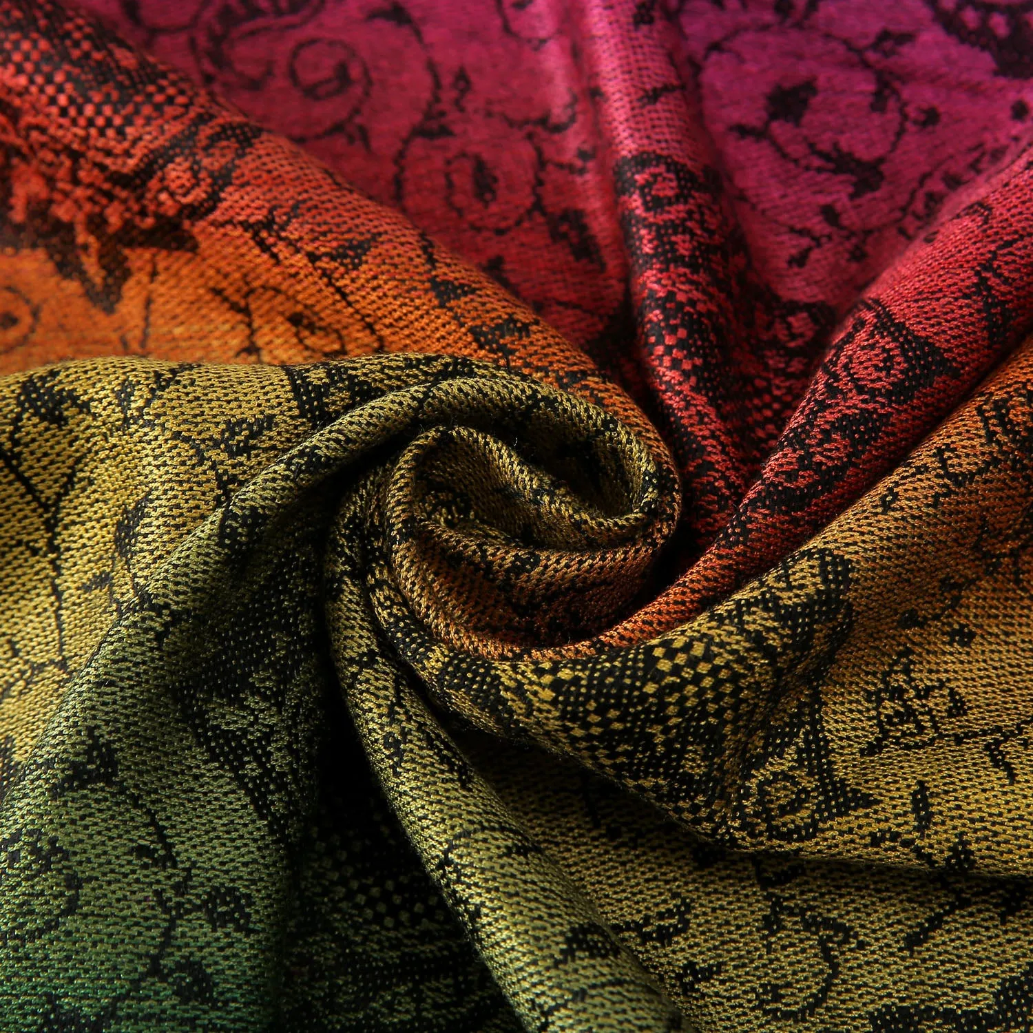 Rainbow Paisley Pashmina Scarf