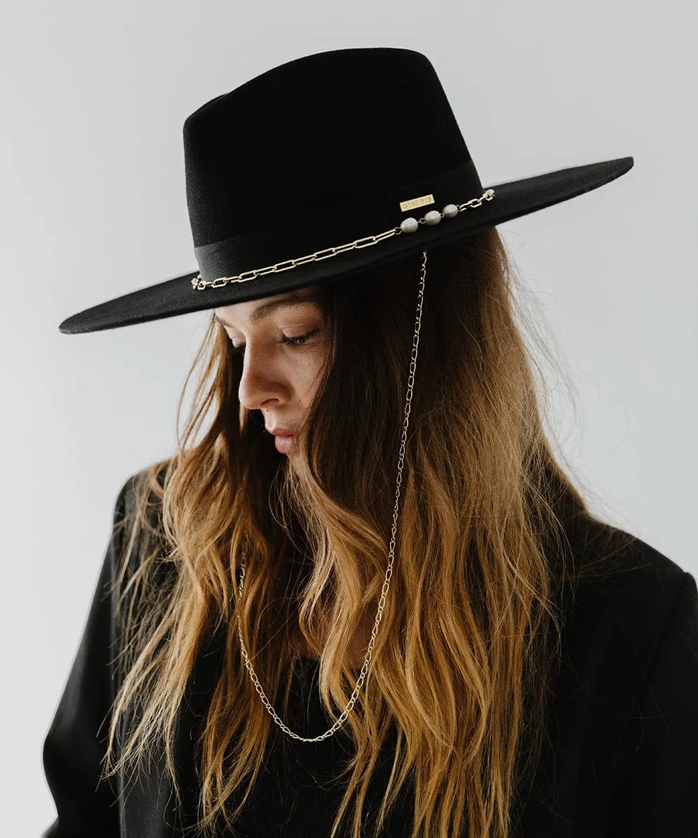 Raine Wide Brim Fedora