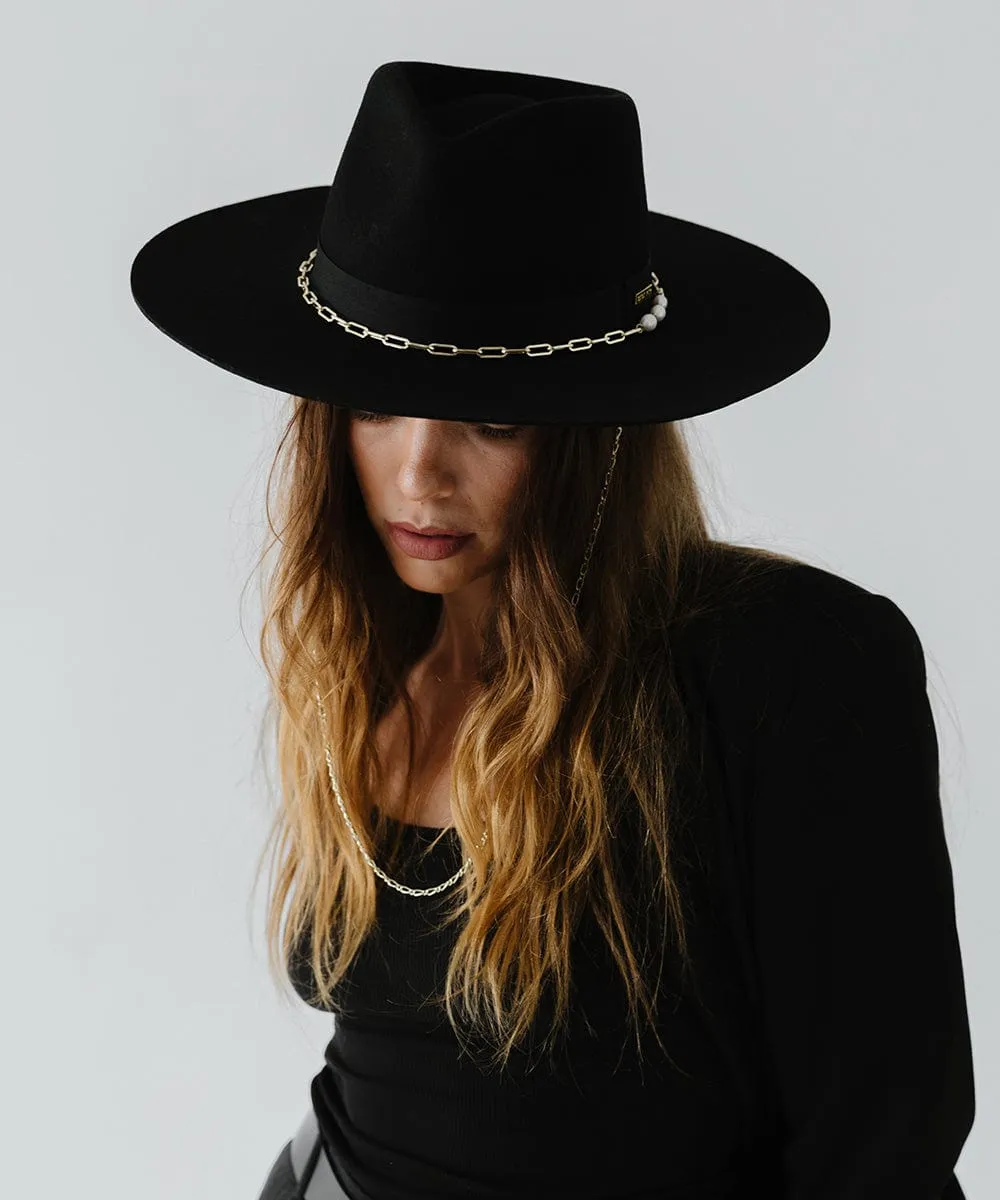 Raine Wide Brim Fedora