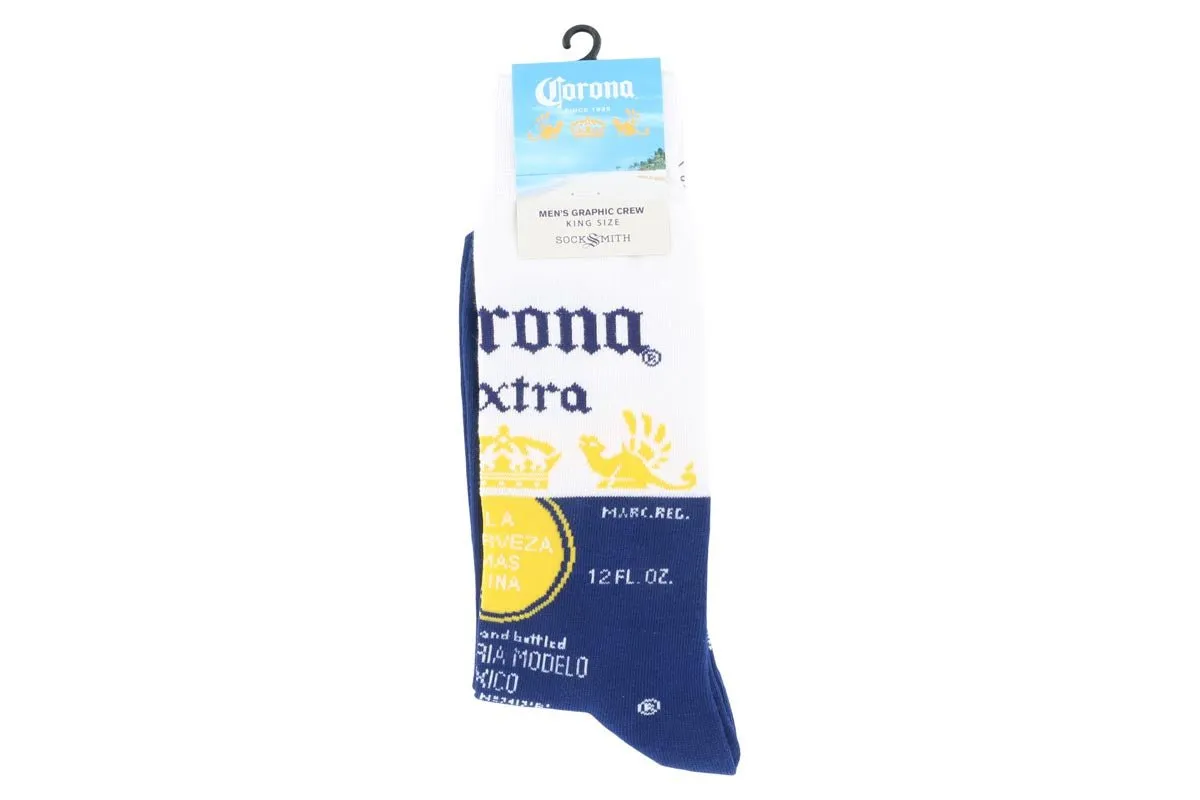 Socksmith Corona Crew Fun Socks Blue