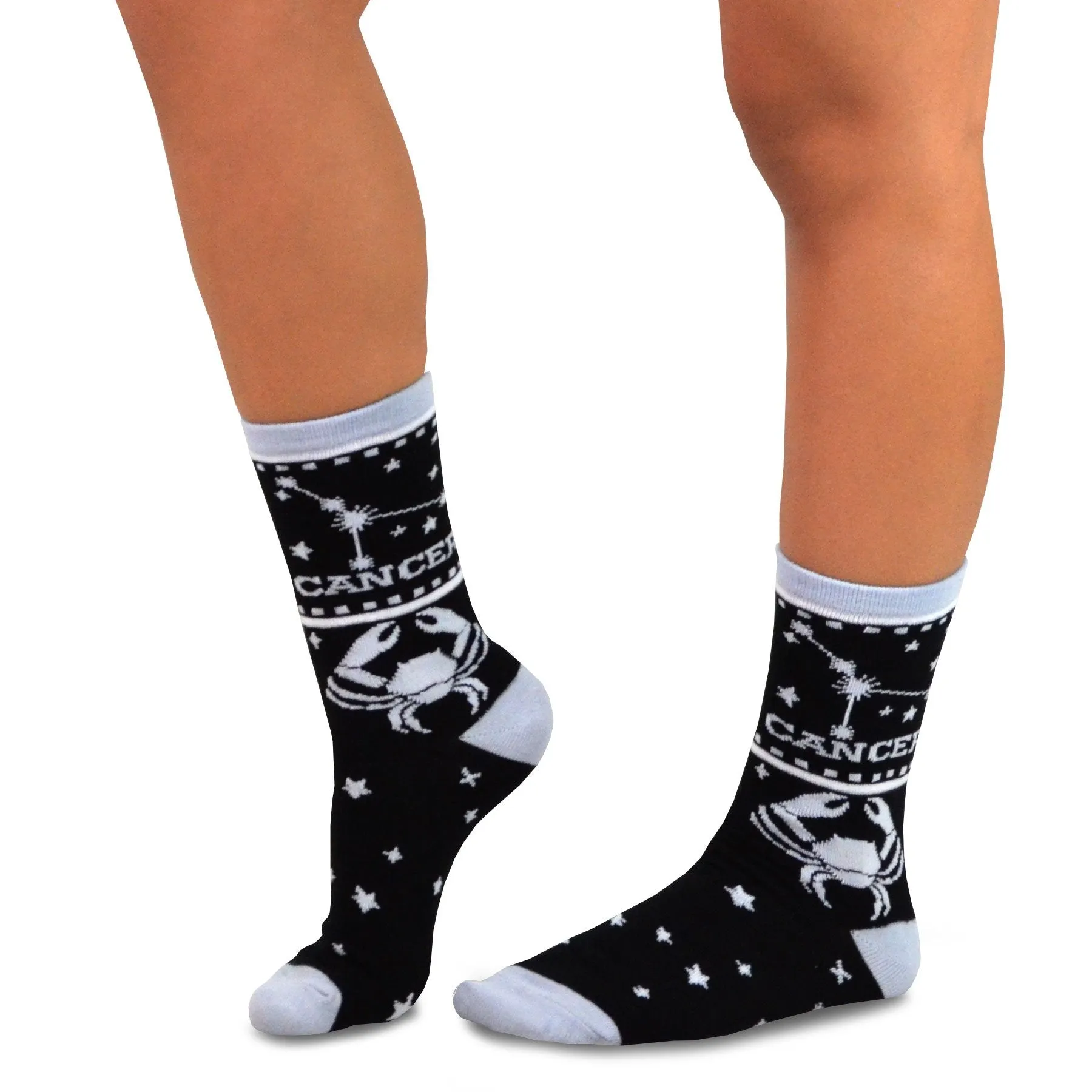 TeeHee Socks Women's Novelty Polyester Crew Horoscope 12-Pack (12276)