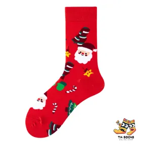 TikSocks|Christmas Socks-Festive Santa Holiday Socks