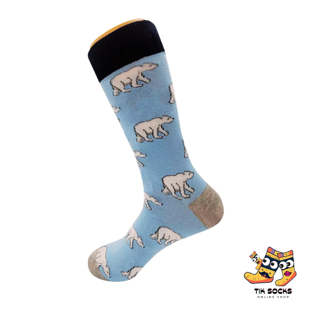 TikSocks|Fun Socks-Polar Bear Socks