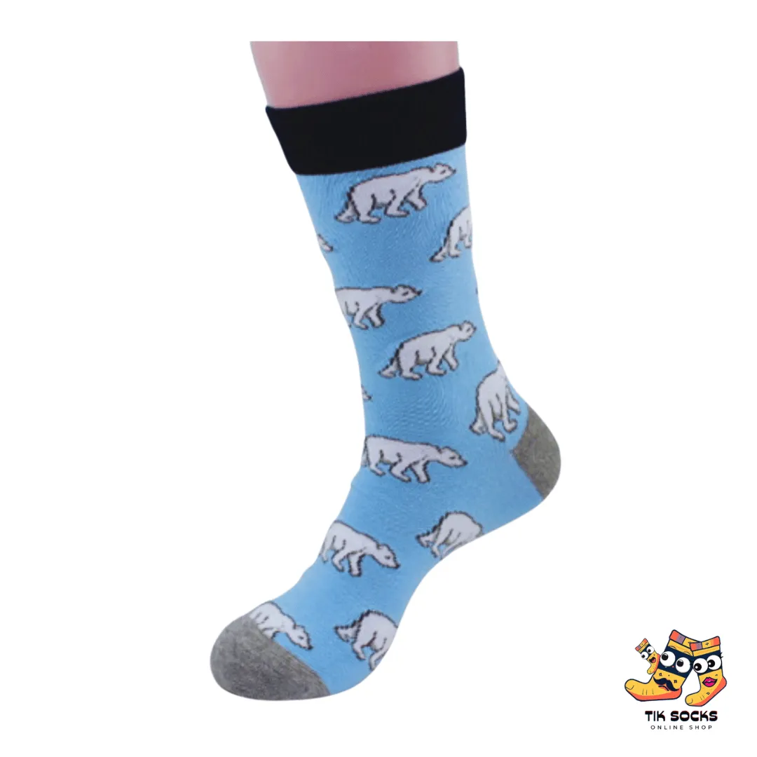 TikSocks|Fun Socks-Polar Bear Socks