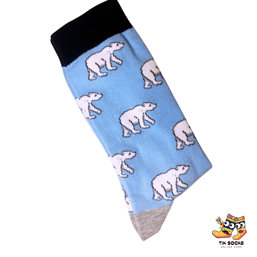 TikSocks|Fun Socks-Polar Bear Socks