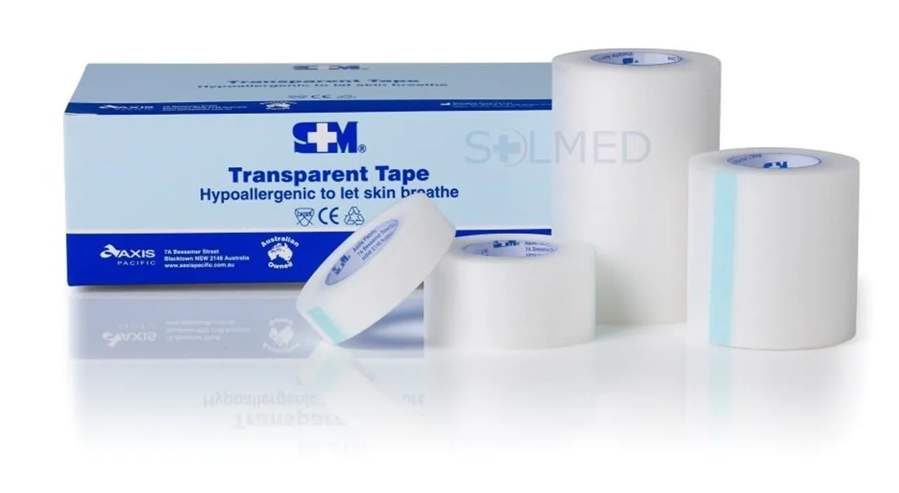 Transparent Water-Resistant Tape 1.25cm x 9.1m x 1