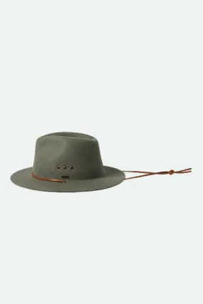 Wesley AW Packable Fedora (Unisex) - Light Moss