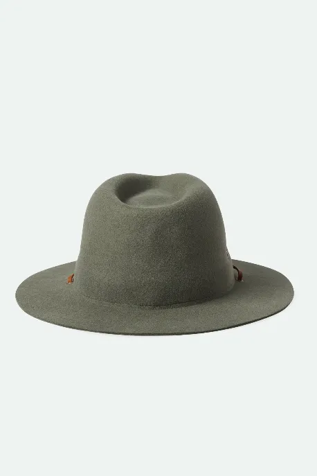 Wesley AW Packable Fedora (Unisex) - Light Moss