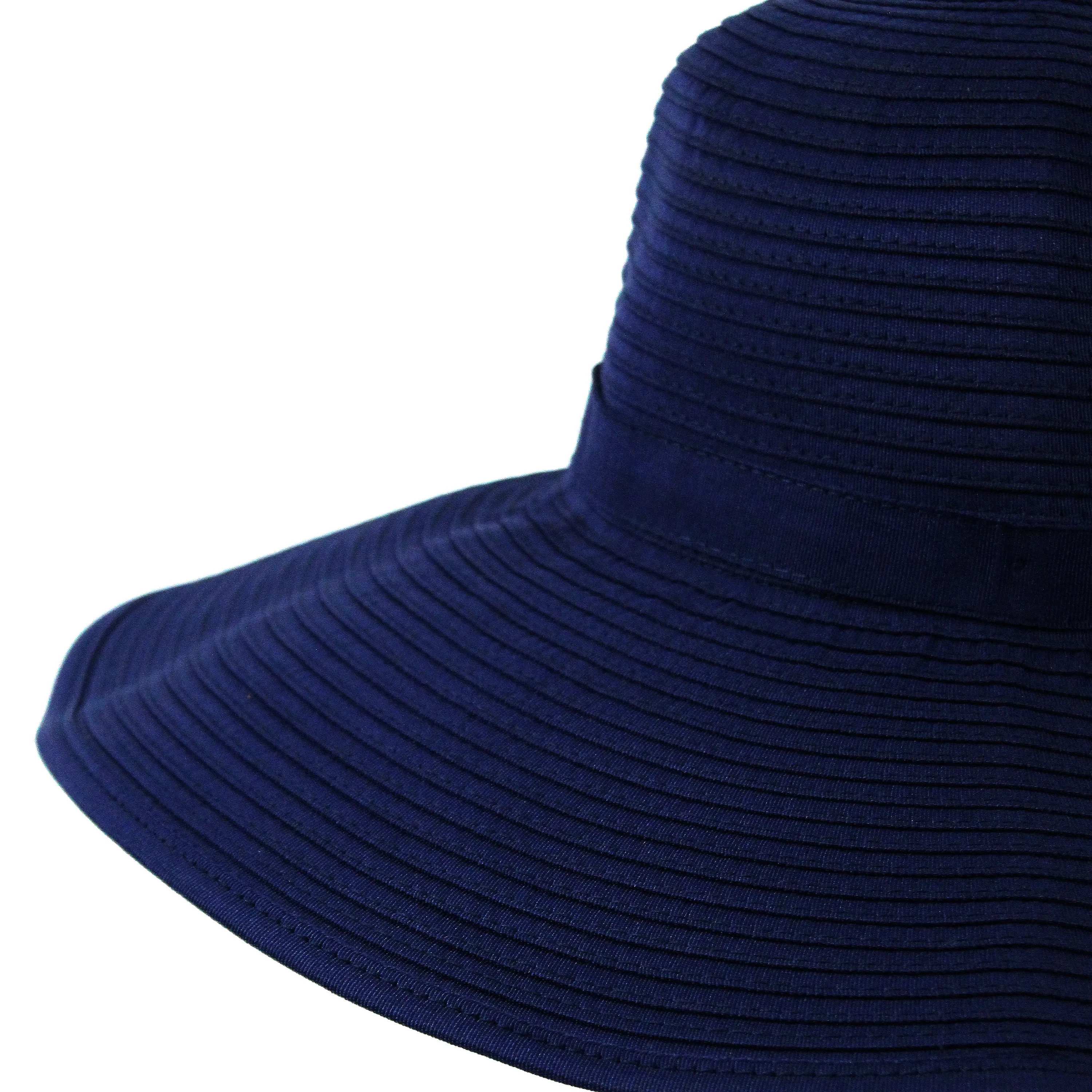 Women's Wide Brim Sun Hat - Navy